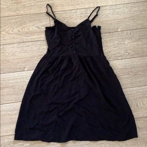 H&M black dress button down